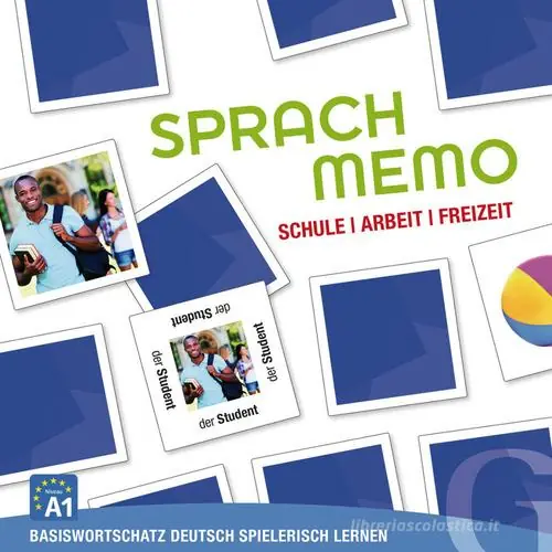 Sprachmemo. Basiswortschatz Deutsch spielerisch lernen. Schule, Arbeit, Freizeit. 108 Karten Consegna Rapida