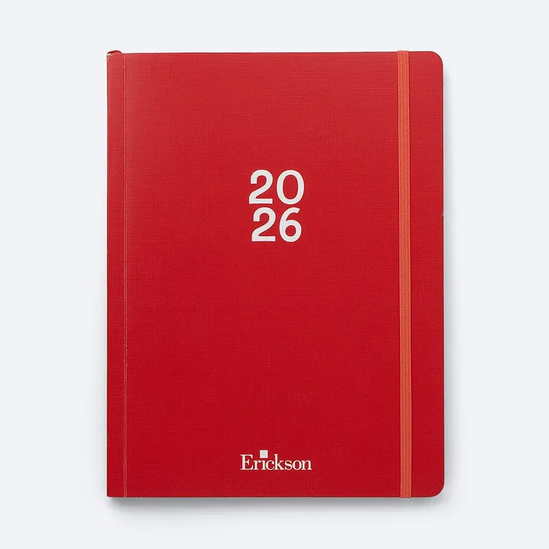 Economico Agenda Erickson 2026 - Rossa