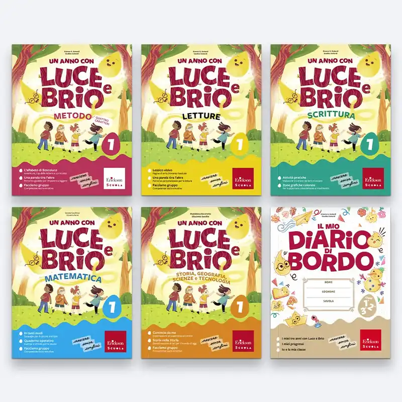 Un anno con Luce e Brio - Classe Prima - Quattro caratteri Ultimissimo Modello