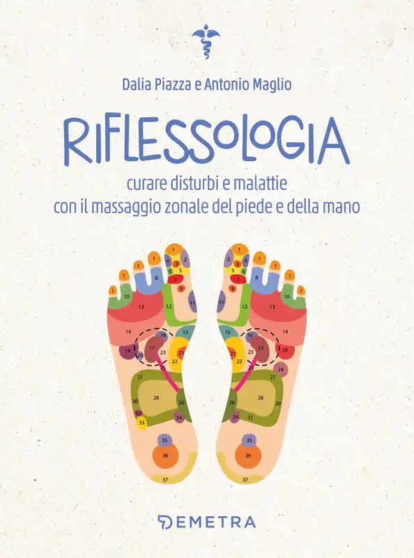 Riflessologia Curare disturbi e malattie con il massaggio zonale del piede e della mano Economico