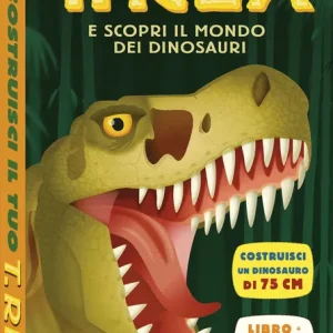 Costruisci il tuo T. rex e scopri il mondo dei dinosauri Libro + modellino di 49 pezzi Prezzo Basso