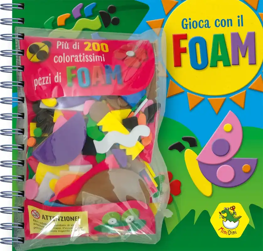 Subito Disponibile Gioca con il Foam Con più di 200 pezzi di Foam