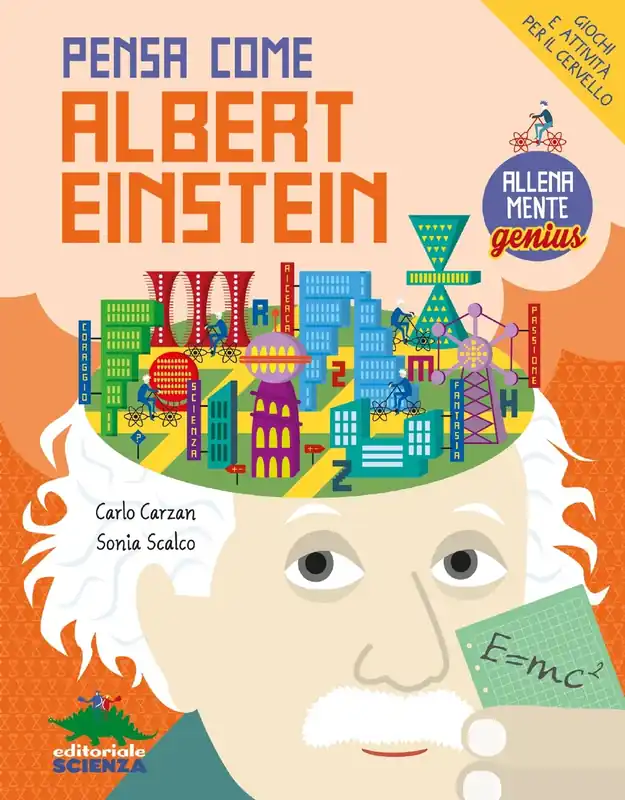 Solo Oggi Allenamente Genius - Pensa come Albert Einstein Giochi e attività per il cervello