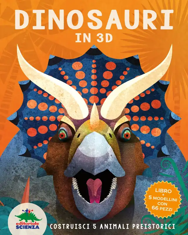 Promozione Dinosauri in 3D Costruisci 5 animali preistorici