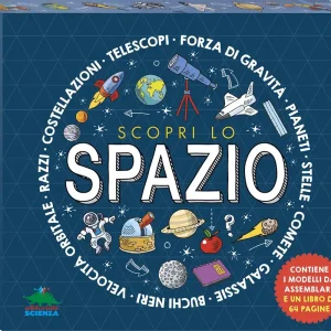 Scopri lo Spazio Contiene i modelli da assemblare e un libro di 64 pagine Sconto