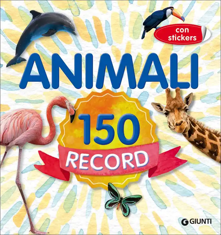 Animali 150 Record Con stickers Offerta Limitata