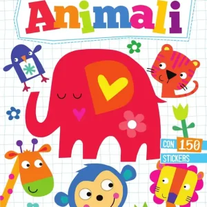 Saldi Grandi Stickers - Animali Con 150 stickers