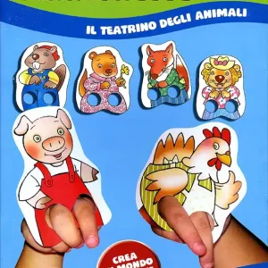 Prezzo Conveniente Piccole marionette Il teatrino degli animali. Crea un mondo con le tue dita!