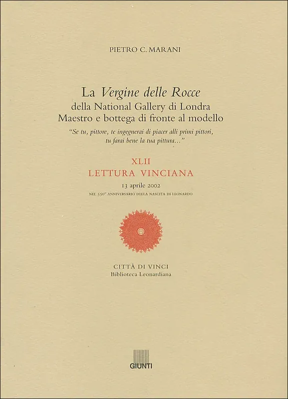 Spedito Oggi La Vergine delle Rocce della National Gallery di Londra maestro e bottega di fronte al modello Letture vinciane - XLII