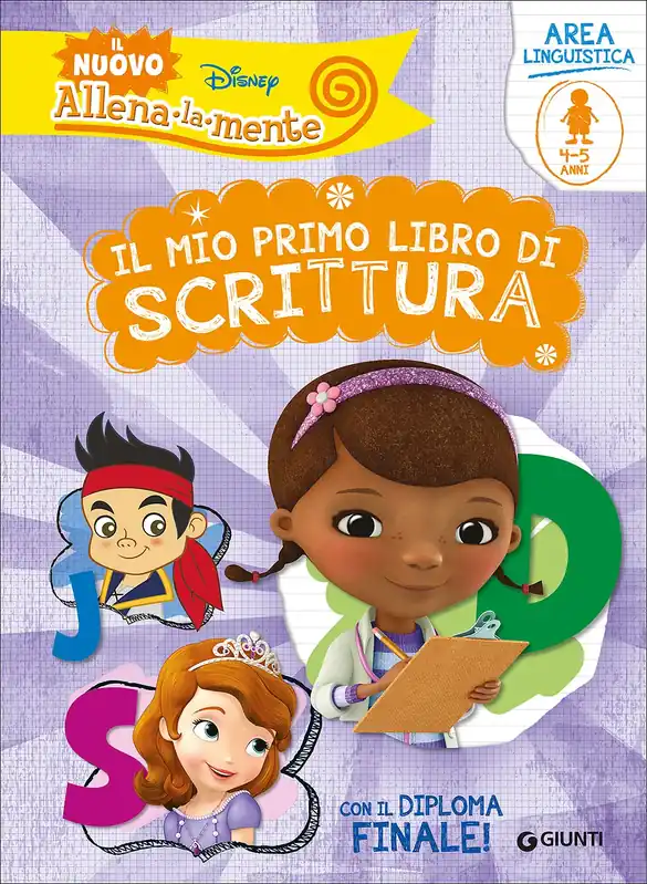 Il nuovo Allena la mente - Il mio primo libro di Scrittura Area Linguistica - Con il diploma finale! Offerta Speciale
