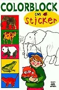 Colorblock con sticker Gli animali Professionale