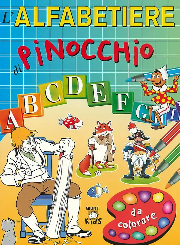 Esclusivo L‘alfabetiere di Pinocchio da colorare