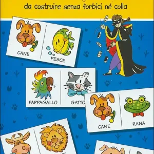 Prezzo Conveniente Il domino degli animali da costruire senza forbici né colla