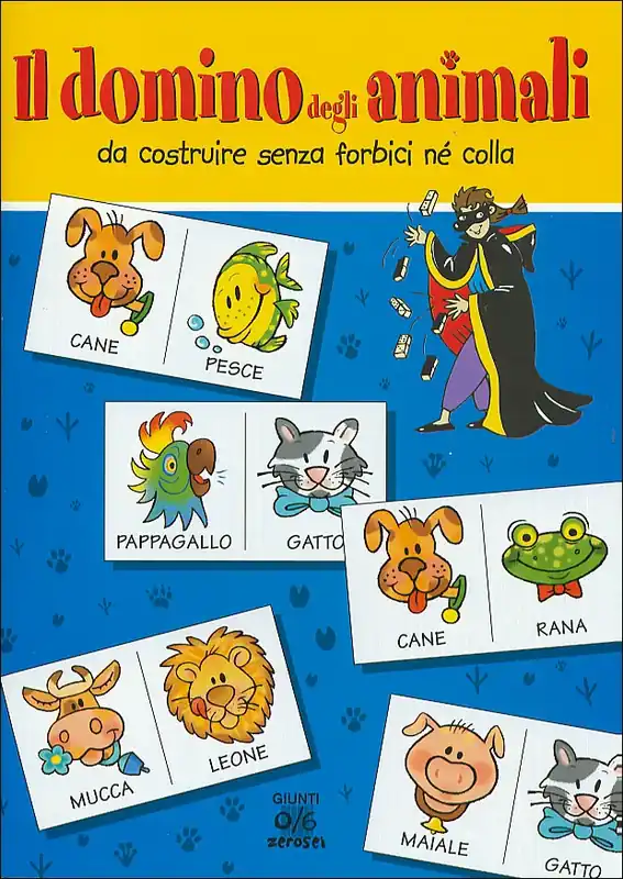 Prezzo Conveniente Il domino degli animali da costruire senza forbici né colla