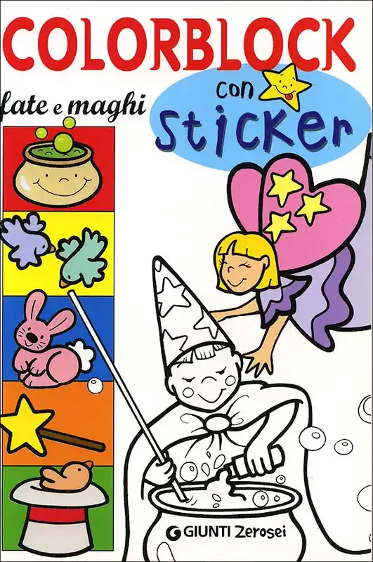 Colorblock fate e maghi Con Sticker Prezzo Conveniente