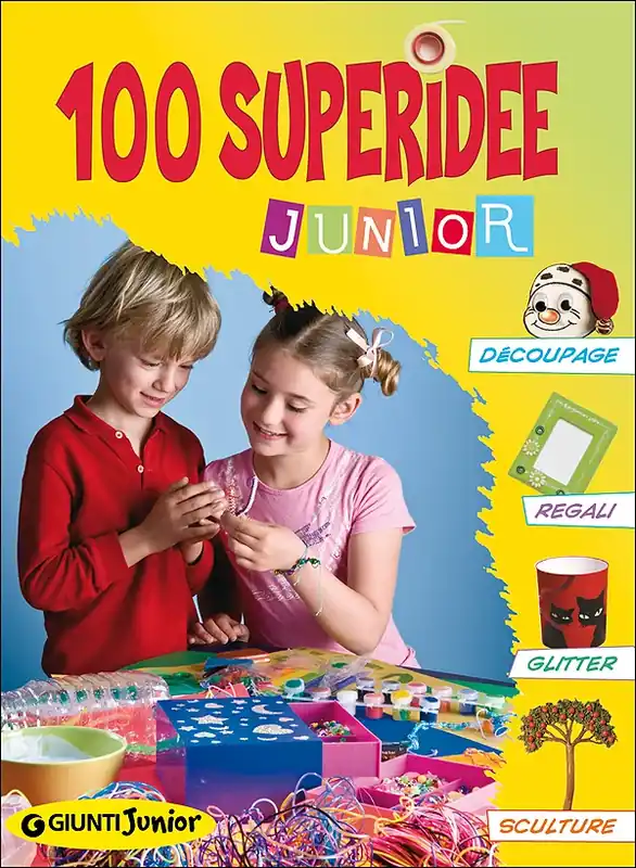 100 Superidee Junior Découpage, regali, glitter, sculture Esclusivo