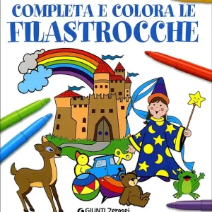 Ultimissimo Modello Completa e colora le Filastrocche primi albi da colorare