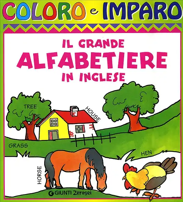 Prezzo Basso Il grande alfabetiere da colorare. In inglese