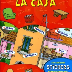 L‘alfabeto magico. La casa con tantissimi Stickers riposizionabili Economico