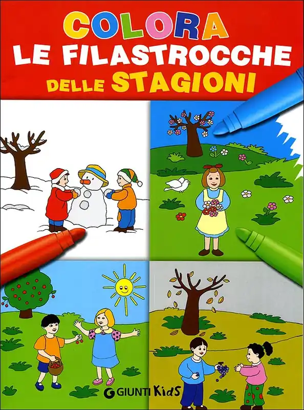 Compra Online Colora le filastrocche delle stagioni