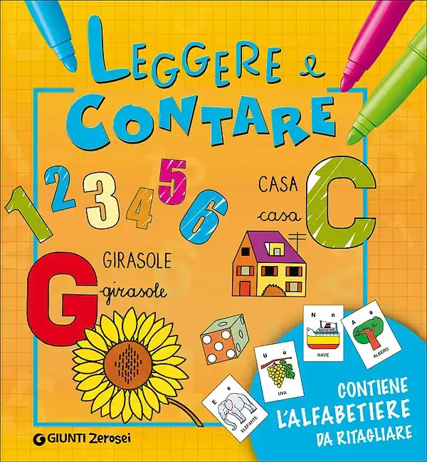 Leggere e contare Contiene l‘alfabetiere da ritagliare Non Perdere