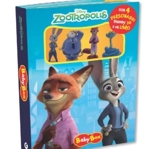 Ultimissimo Modello Zootropolis Baby Box. Con 4 personaggi 3d e libro