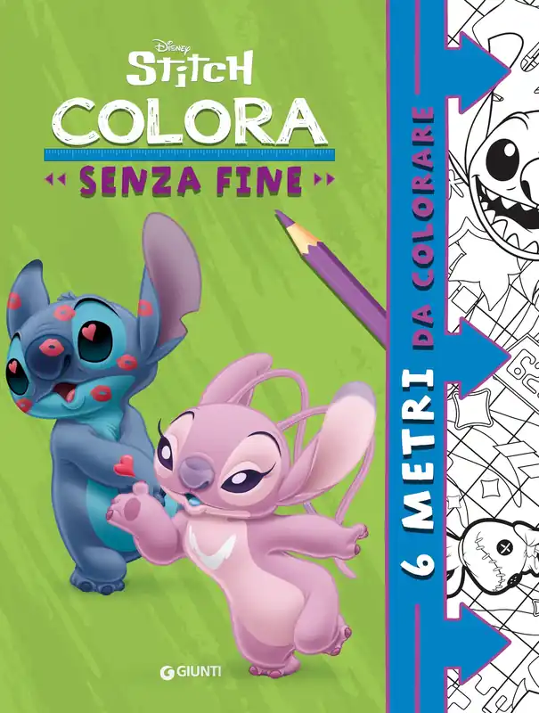 Stitch Colora senza fine - 6 metri da colorare Offerta Del Giorno