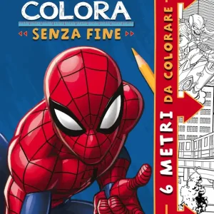 Spider-Man Colora senza fine - 6 metri da colorare Occasione Imperdibile